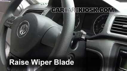 2012 Volkswagen Passat S 2.5L 5 Cyl. Sedan (4 Door) Windshield Wiper Blade (Front) Replace Wiper Blades
